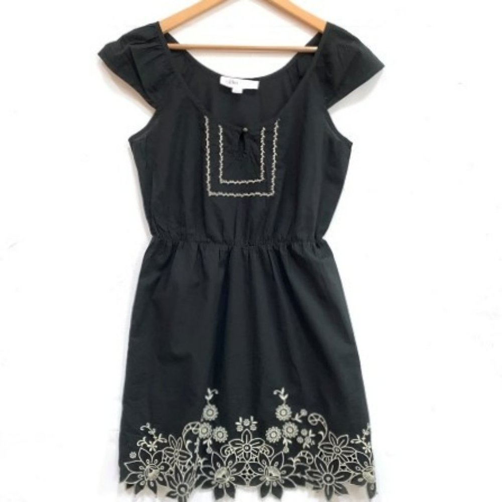 Lilka Embroidered Cotton Floral Embroidered Dress